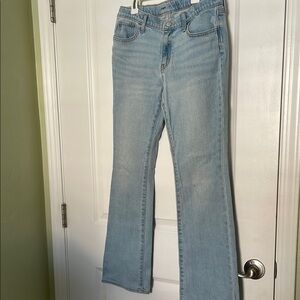 Old Navy Blue Flare Wide Leg Jeans